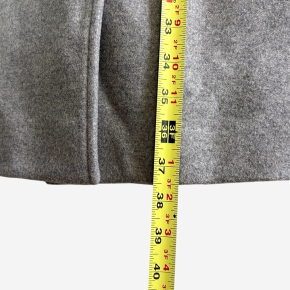 J Crew Wool Cashmere Double-Breasted Coat Gray 2P - Picture 11 of 14
